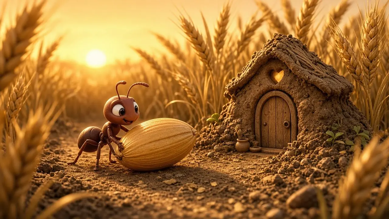Islamic Stories The Honest Little Ant cartoon
